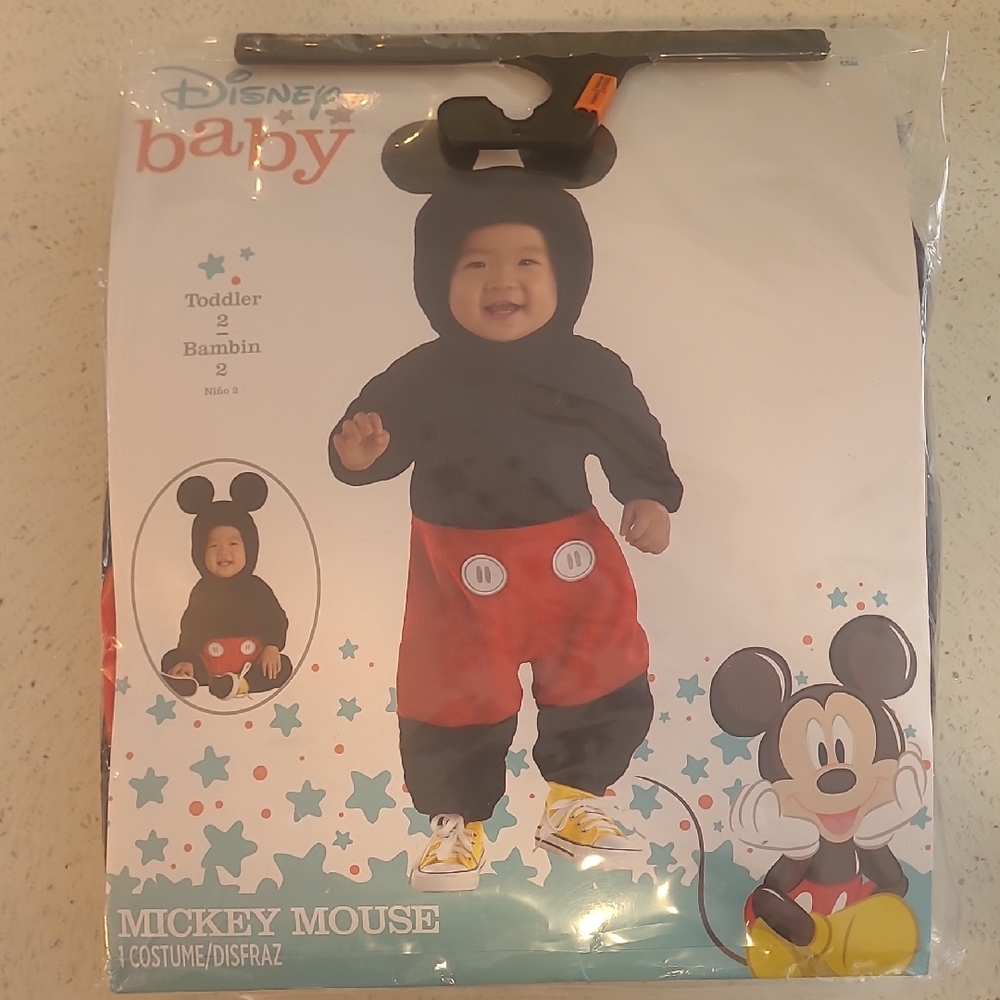Disney Baby Mickey Mouse Red and Black Costume
